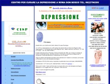 Tablet Screenshot of depressioni.it